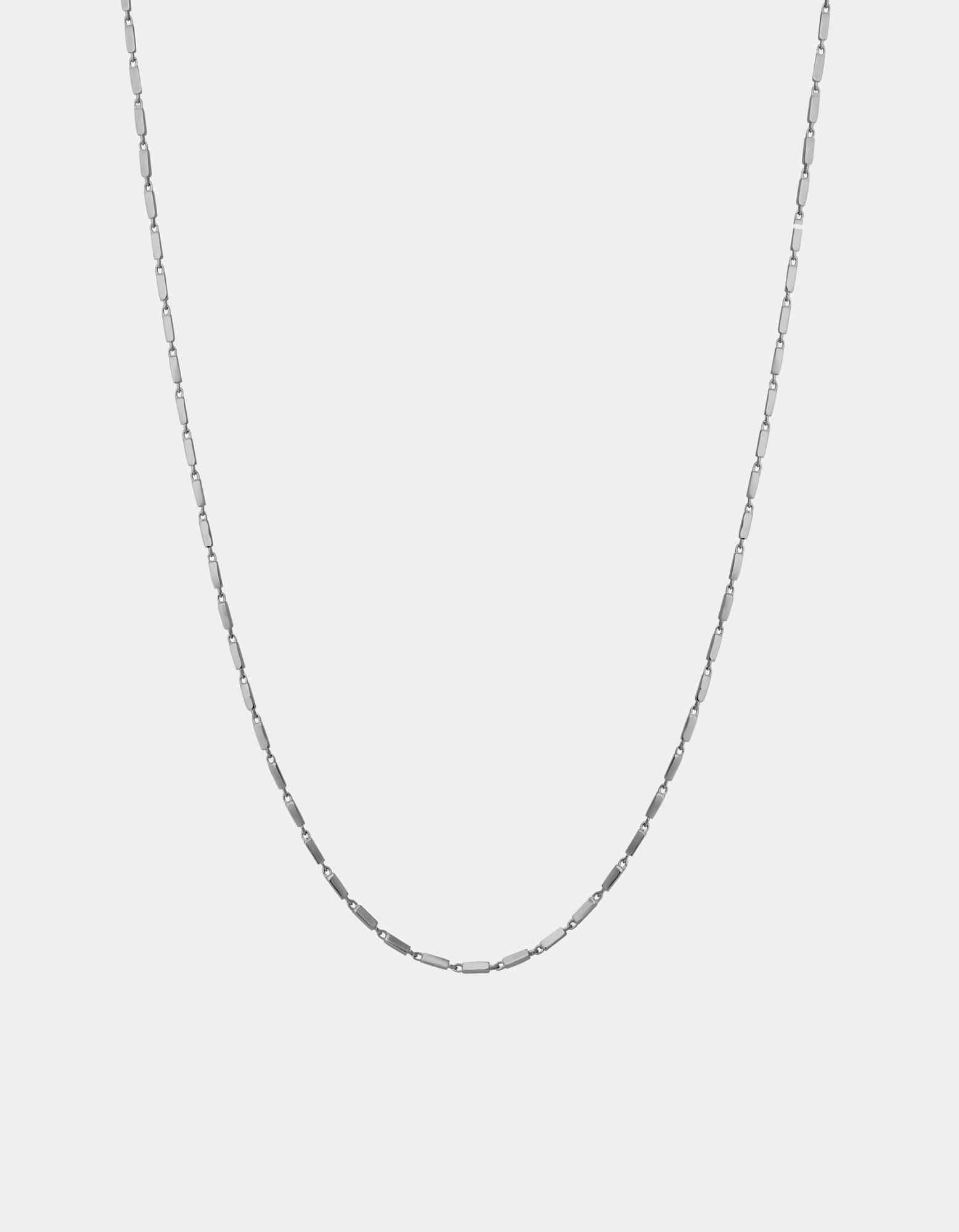 Wes Chain Necklace, Sterling Silver
