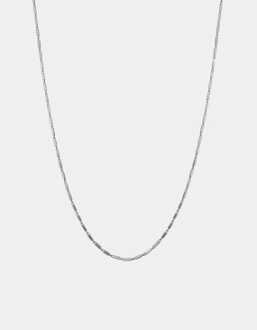 Wes Chain Necklace, Sterling Silver