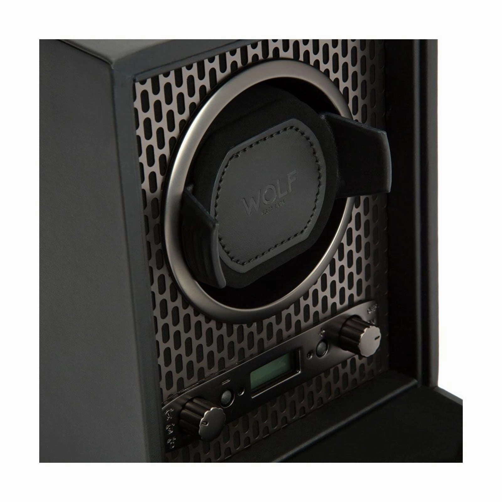 Wolf Axis Single Watch Winder Black Powder Coat 469103