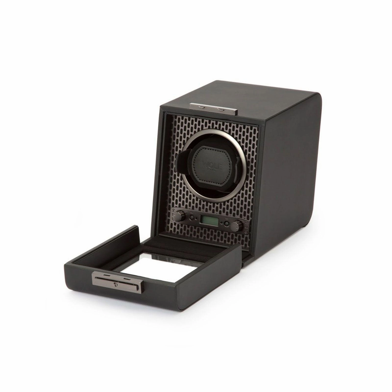 Wolf Axis Single Watch Winder Black Powder Coat 469103