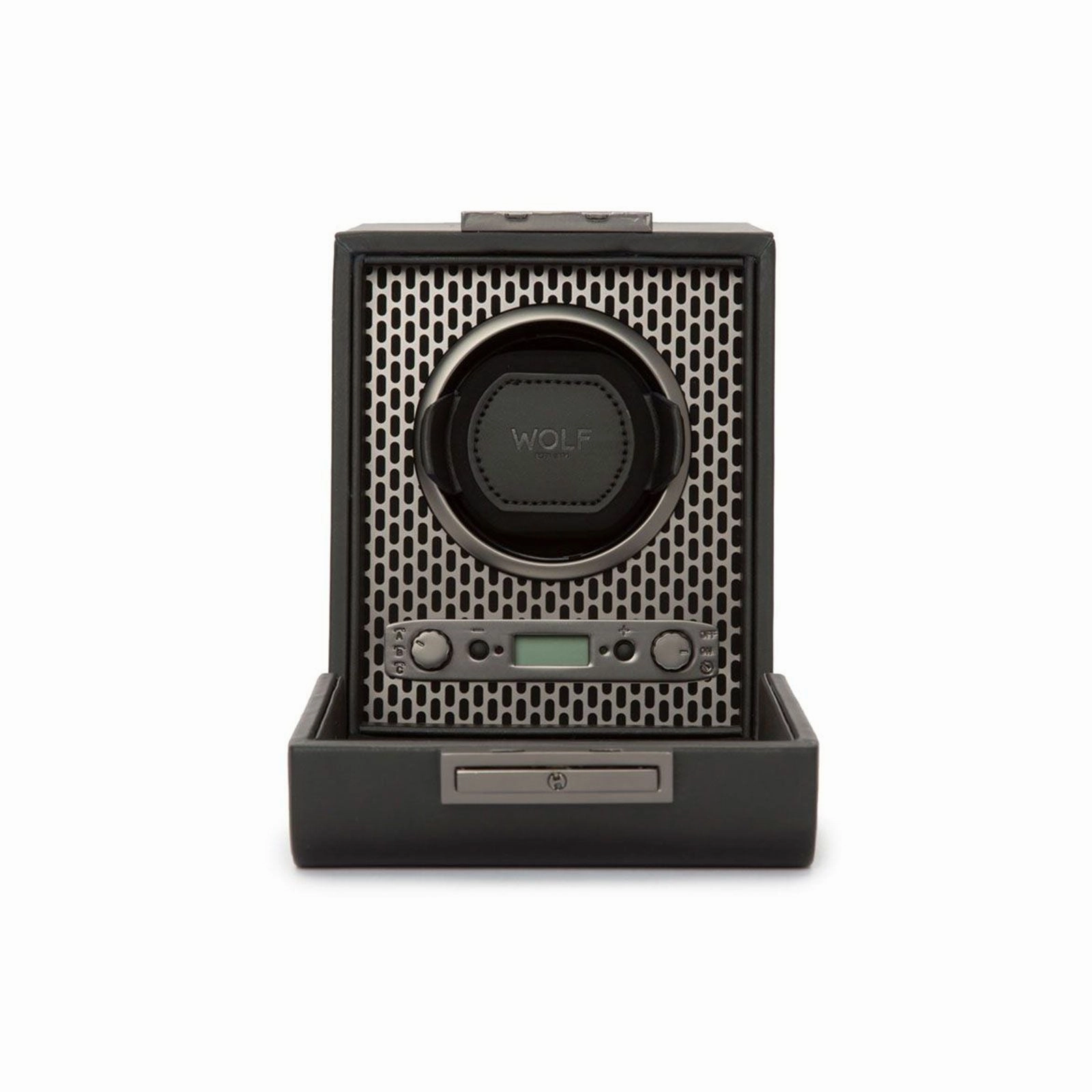 Wolf Axis Single Watch Winder Black Powder Coat 469103