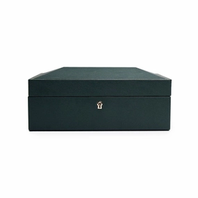 Wolf British Racing Eight Piece Watch Box Green 792641