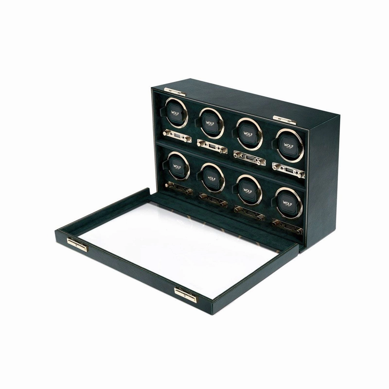 Wolf British Racing Eight Watch Winder Green 792541