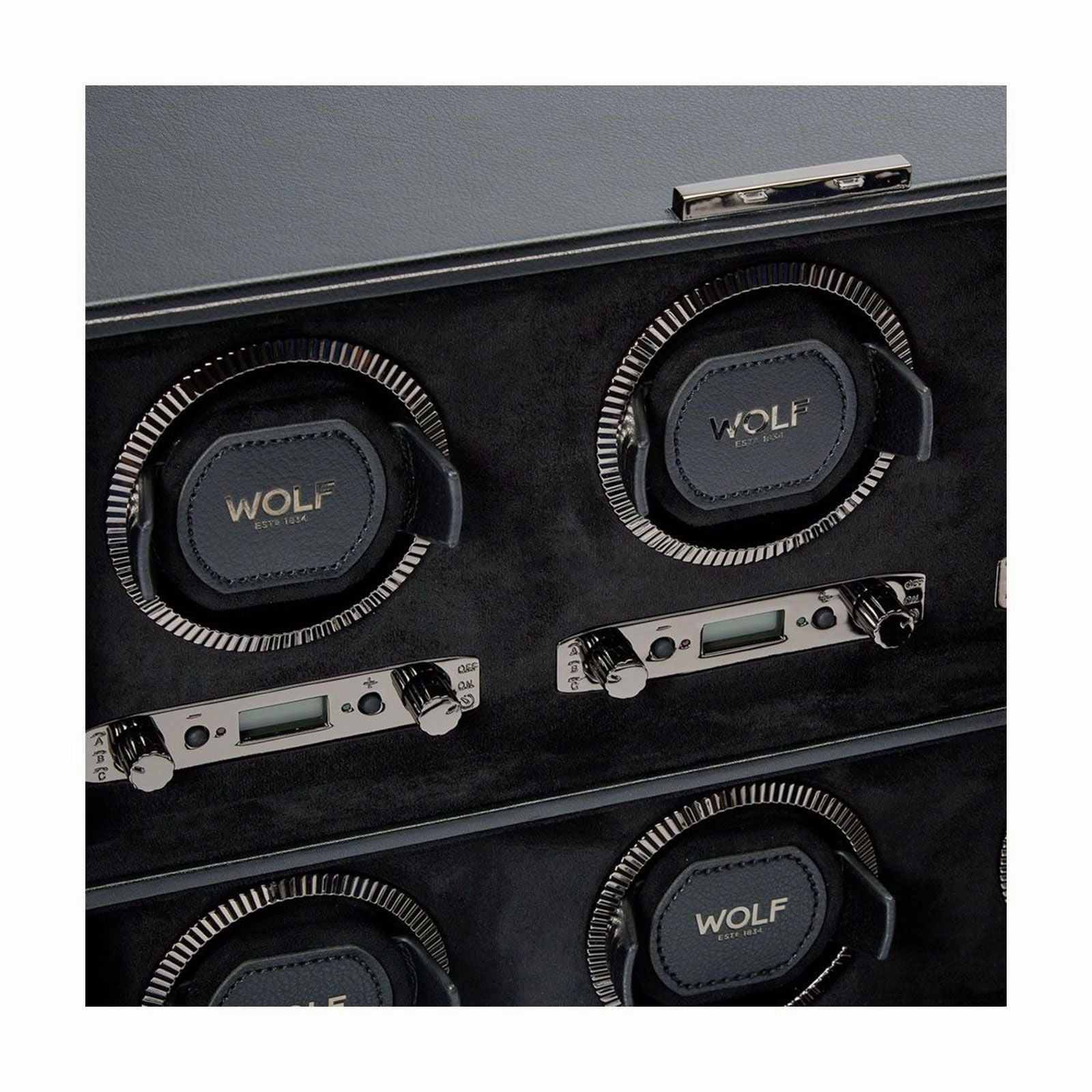 Wolf British Racing Six Watch Winder Black 792402