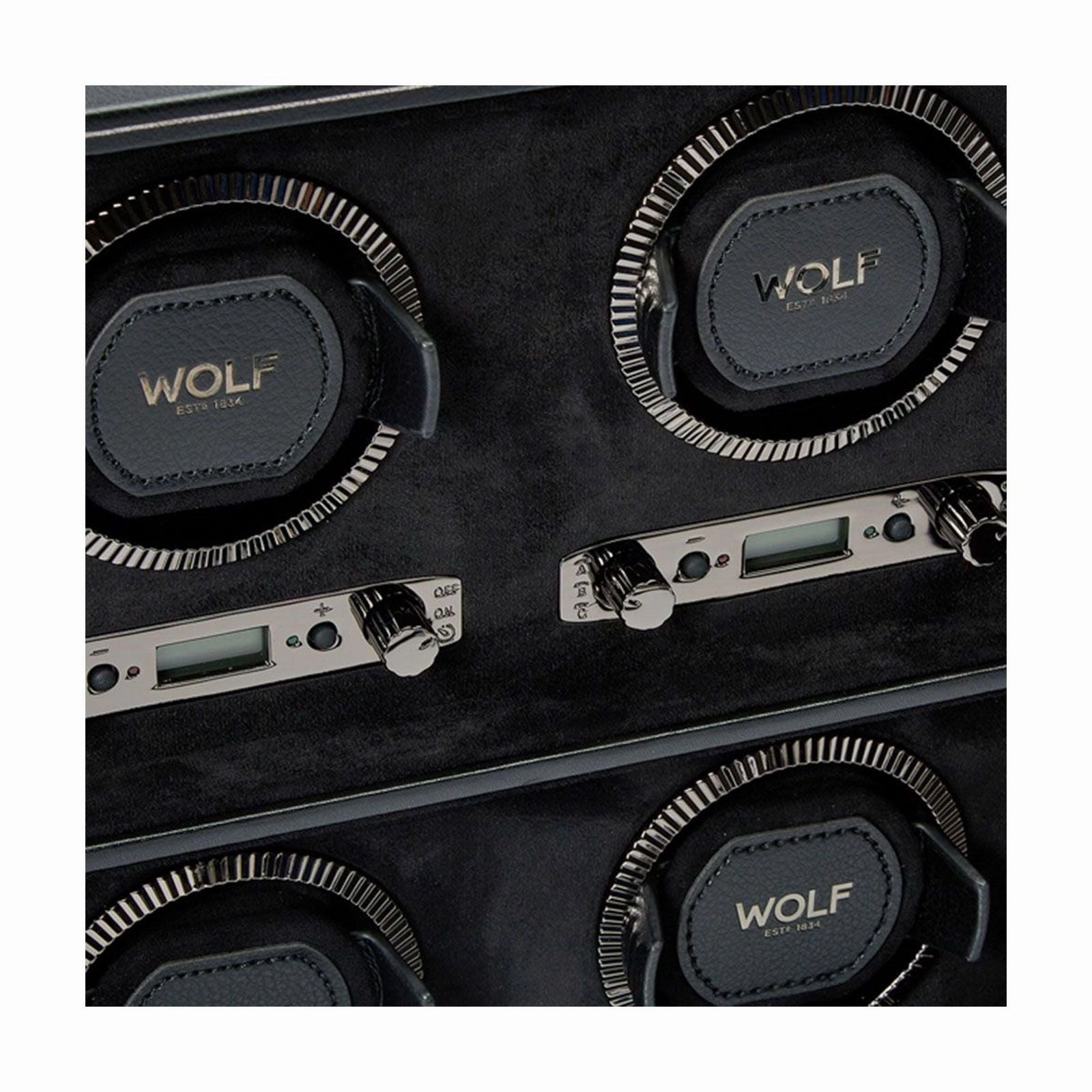 Wolf British Racing Six Watch Winder Black 792402
