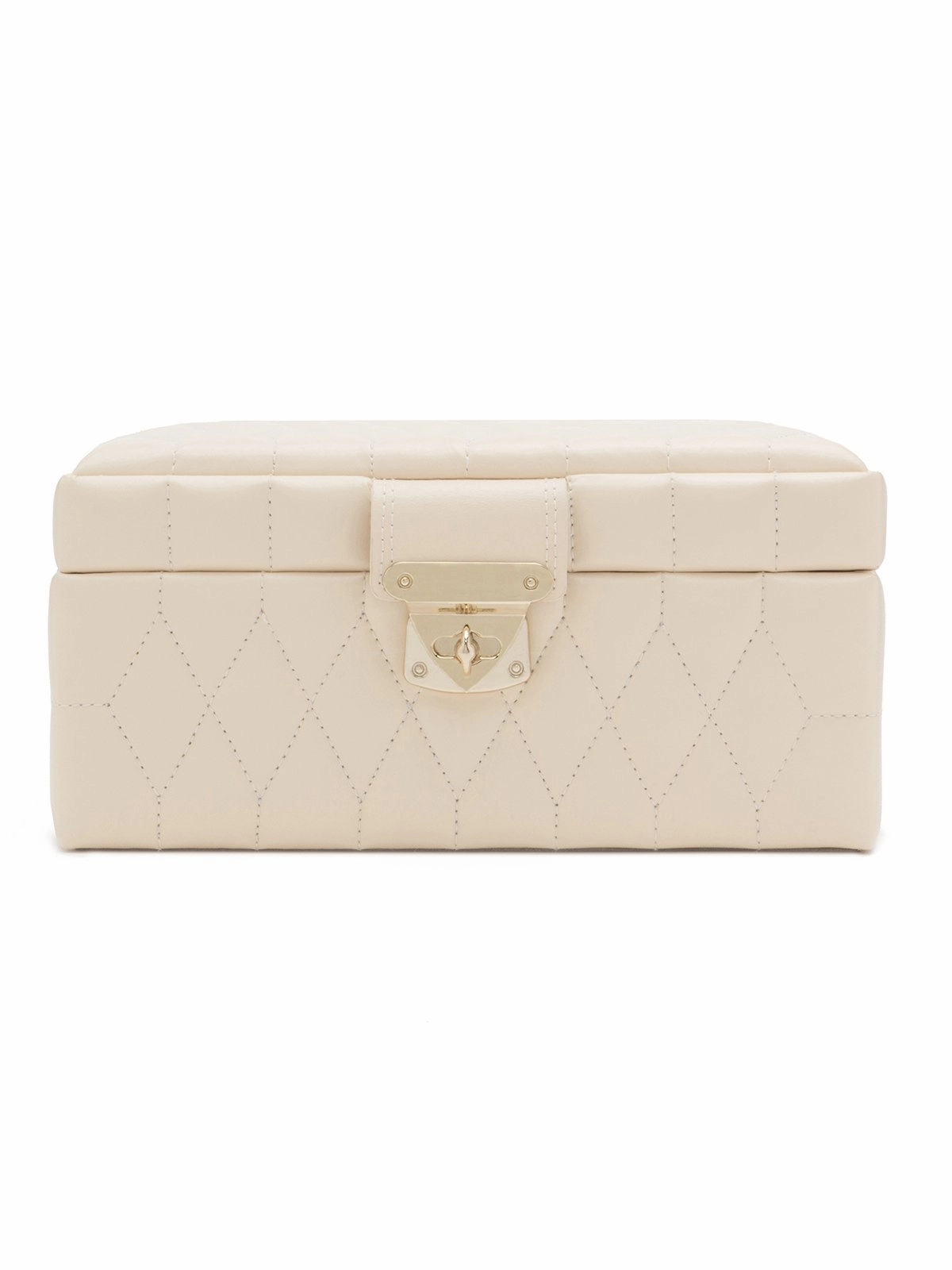 Wolf Caroline Small Jewellery Box in Ivory 329853