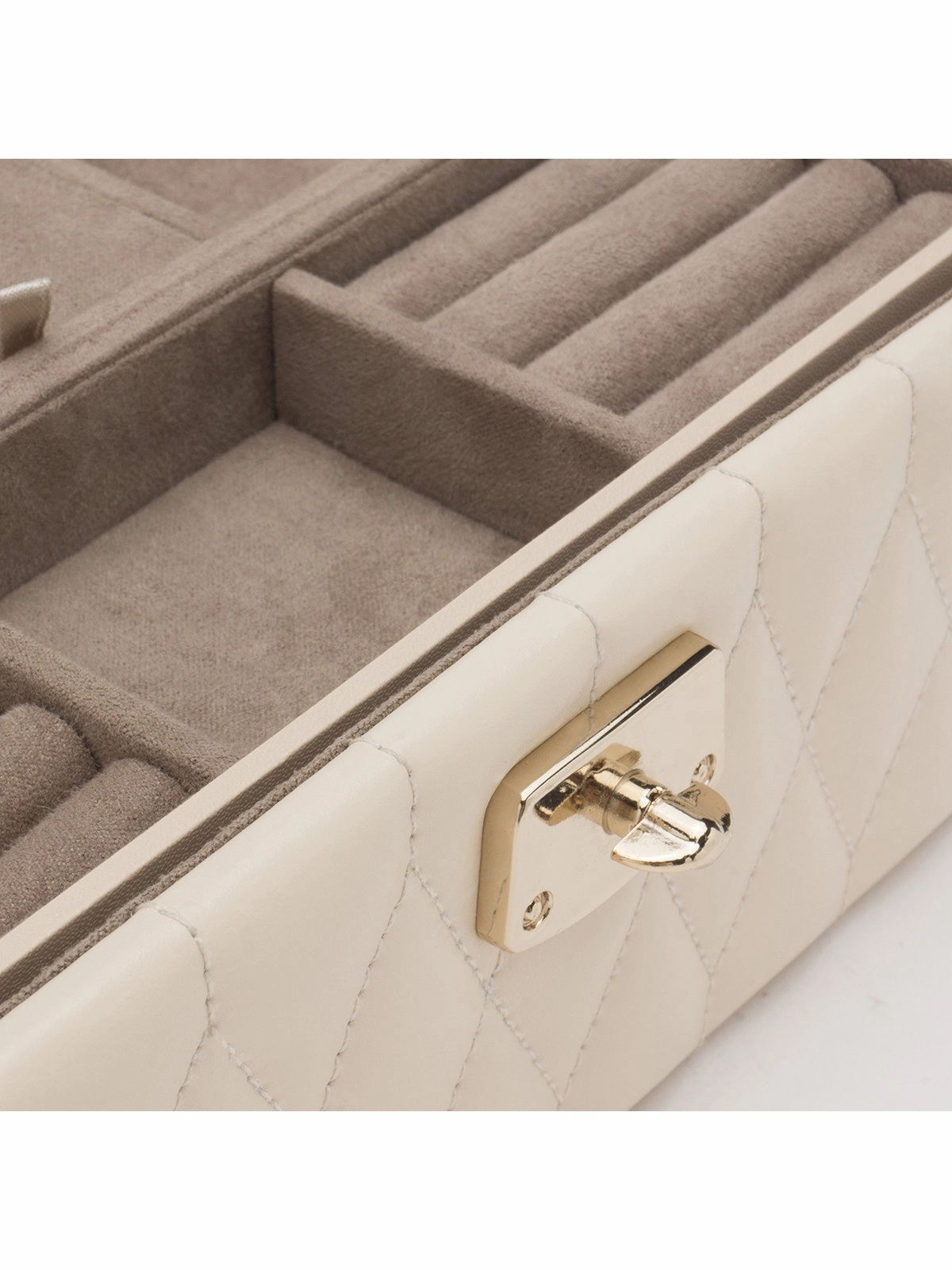 Wolf Caroline Small Jewellery Box in Ivory 329853