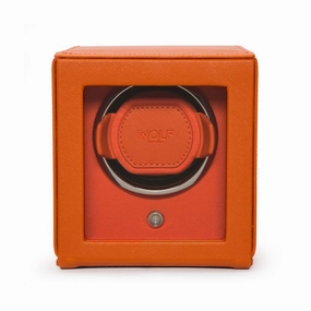 Wolf Cub Single Watch Winder Orange 461139