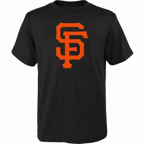 Youth Giants Primary Logo Short Sleeve Tee