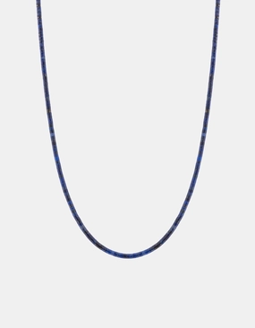 Zane Lapis Necklace, Sterling Silver