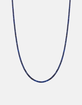 Zane Lapis Necklace, Sterling Silver