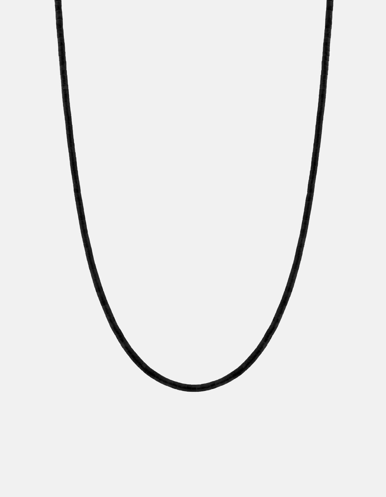 Zane Onyx Necklace, Sterling Silver