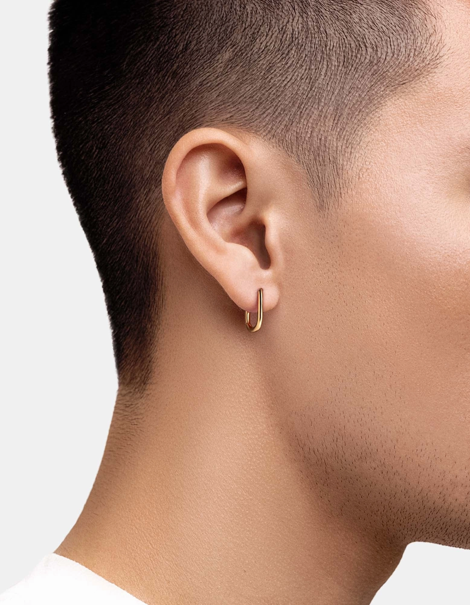 Zion Huggie Earring, Gold Vermeil